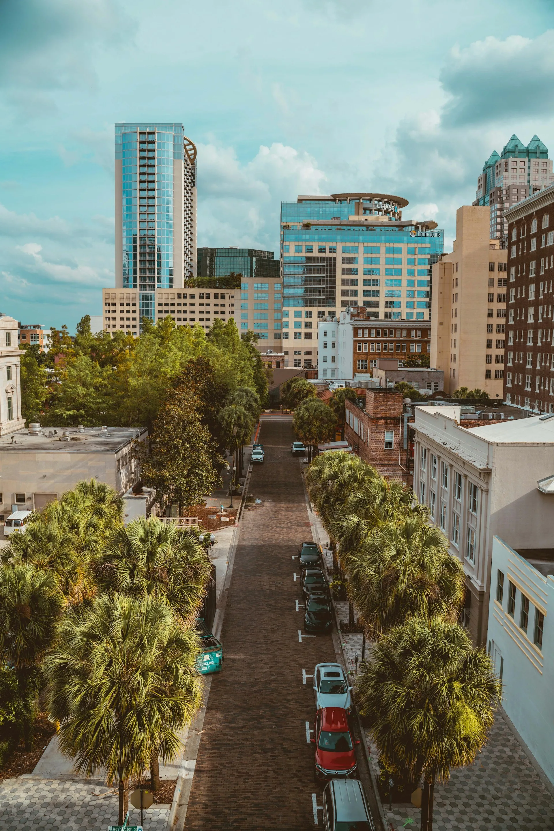Central Florida communities map background — Orlando dumpster service areas
